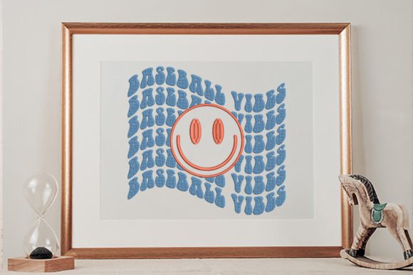 Baseball Vibes Embroidery