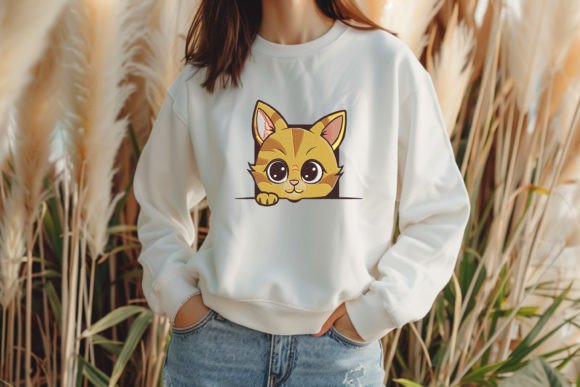 Cute Baby Cat Embroidery