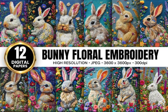 Cute Bunny Floral Embroidery Papers: A Pro Review