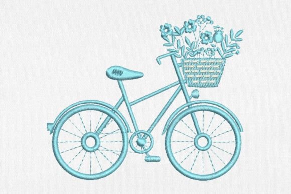 Retro Bicycle for Machine Embroidery: A Designer's Review