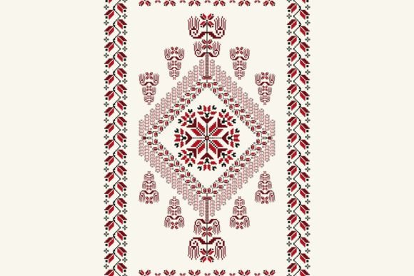 Review: Folk Floral Embroidery Seamless Pattern