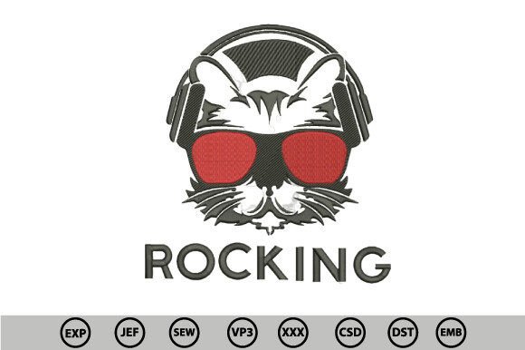 Rocking Cat Embroidery Design Review for Boutiques