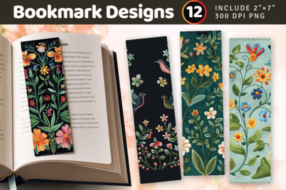 Spring Hand Embroidery PNG Bookmark Desi Review