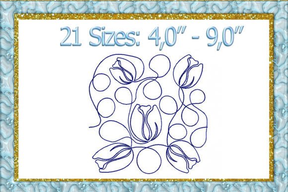 Tulip Quilting Block Machine Embroidery Review